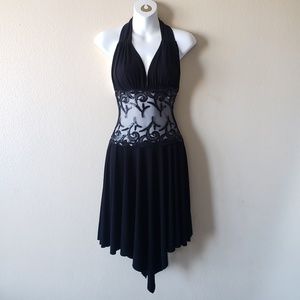 2 for $20! B Sharp Mesh & Sequin Halter Dress